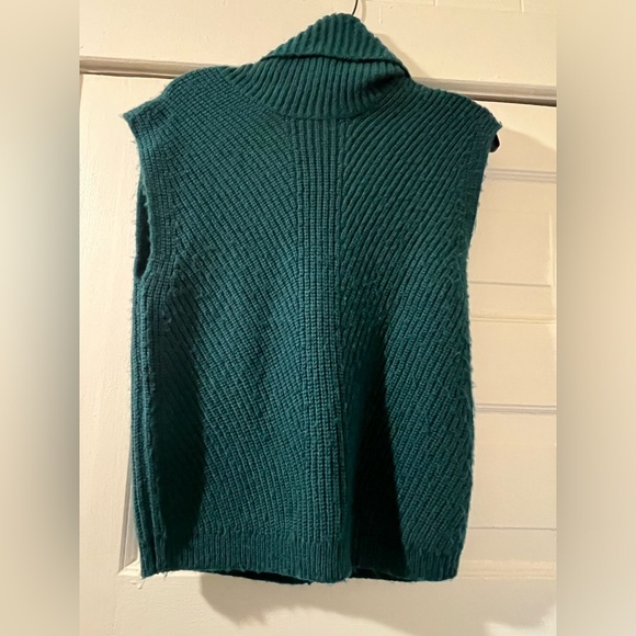 NWT Express Ribbed Turtleneck Sweater Vest
Deep Teal
Sz XS - Picture 3 of 5